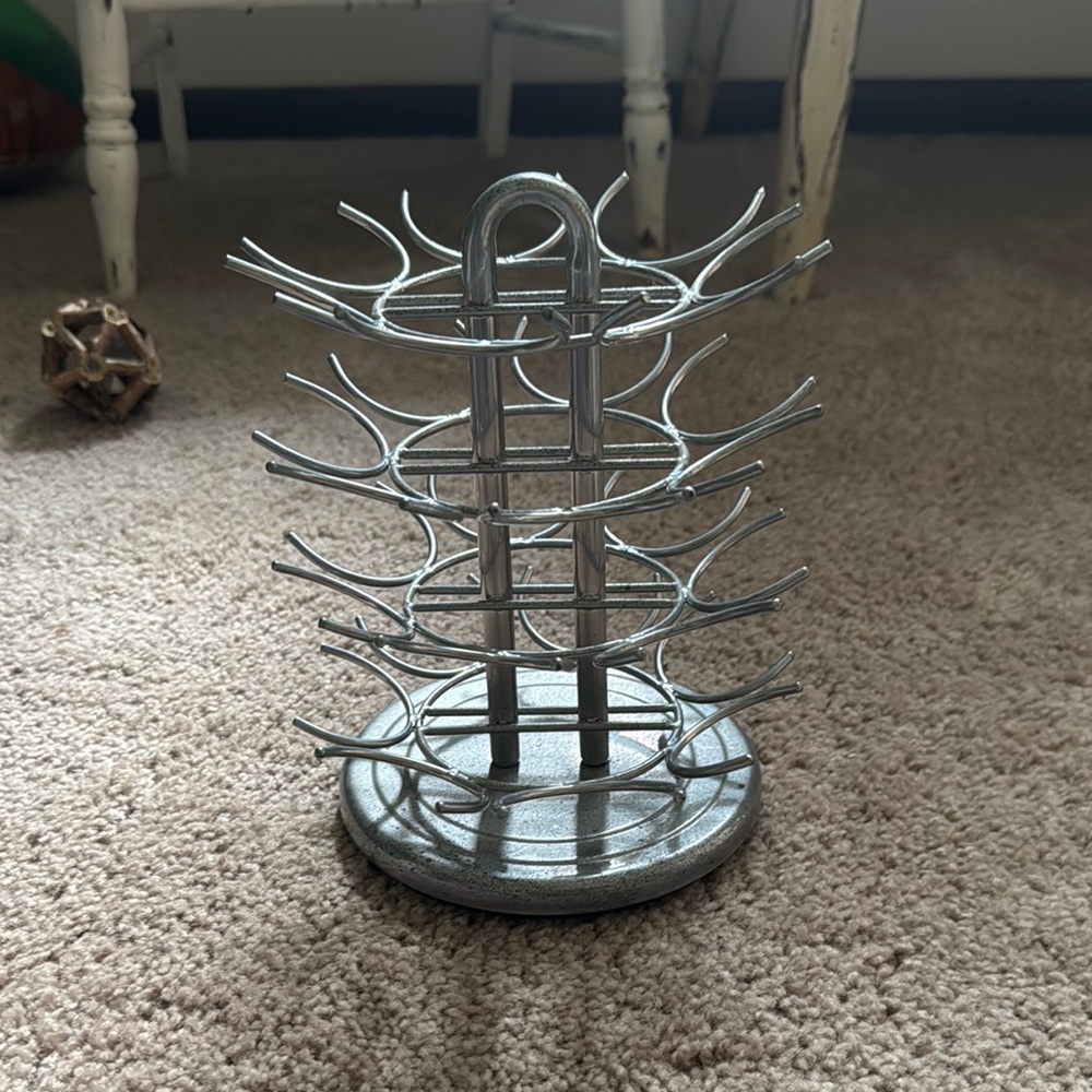 Silver Metal Coffee Pod Holder